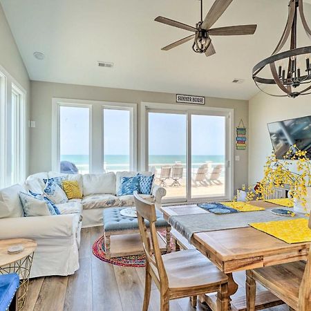 Beachfront Oasis With 2 Large Decks, Bbq And Views! Topsail Beach Exterior photo
